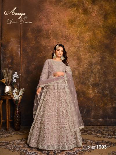 AANAYA VOL 119 BY DANI CREATION DESIGNER NET GOWN WHOLESALER IN INDIA